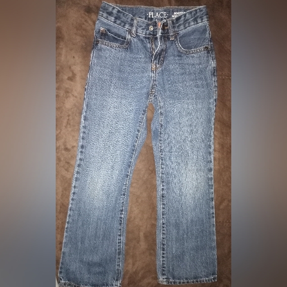 The Children's Place Other - Dark wash, Bootcut slim blue jeans
